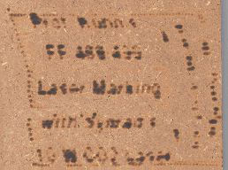 Photograph of the rastered image ee488pii.raw