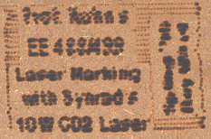 Photograph of rastered image of the non anti-aliased image -- can adjust easily to even darkness throughout.